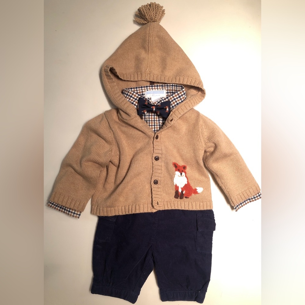 Janie and Jack Fox Set